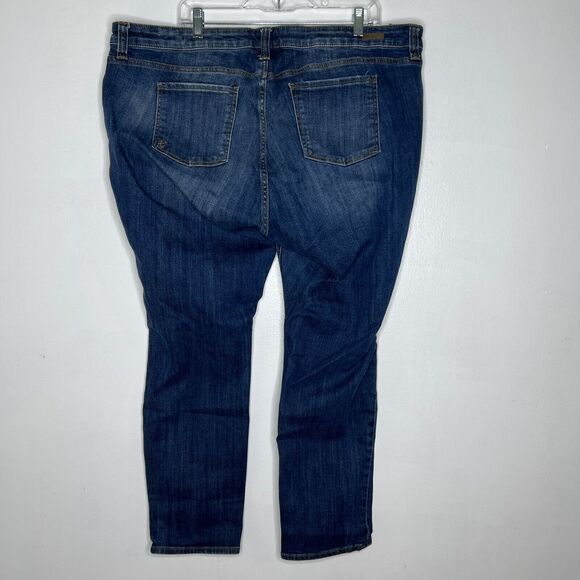 Kut From The Kloth Catherine Boyfriend Jeans 20W Distressed Mid-Rise Stretch - Picture 6 of 8